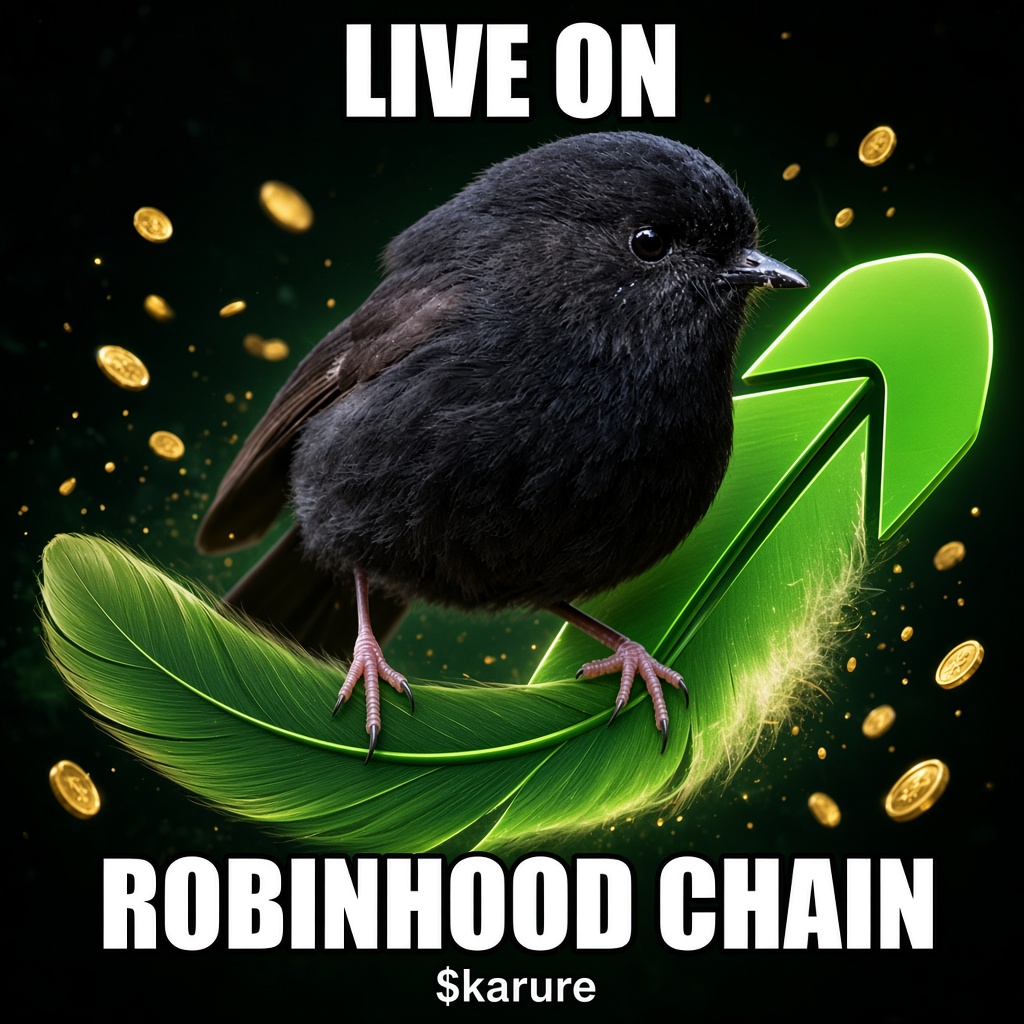 karure perched on a green Robinhood feather