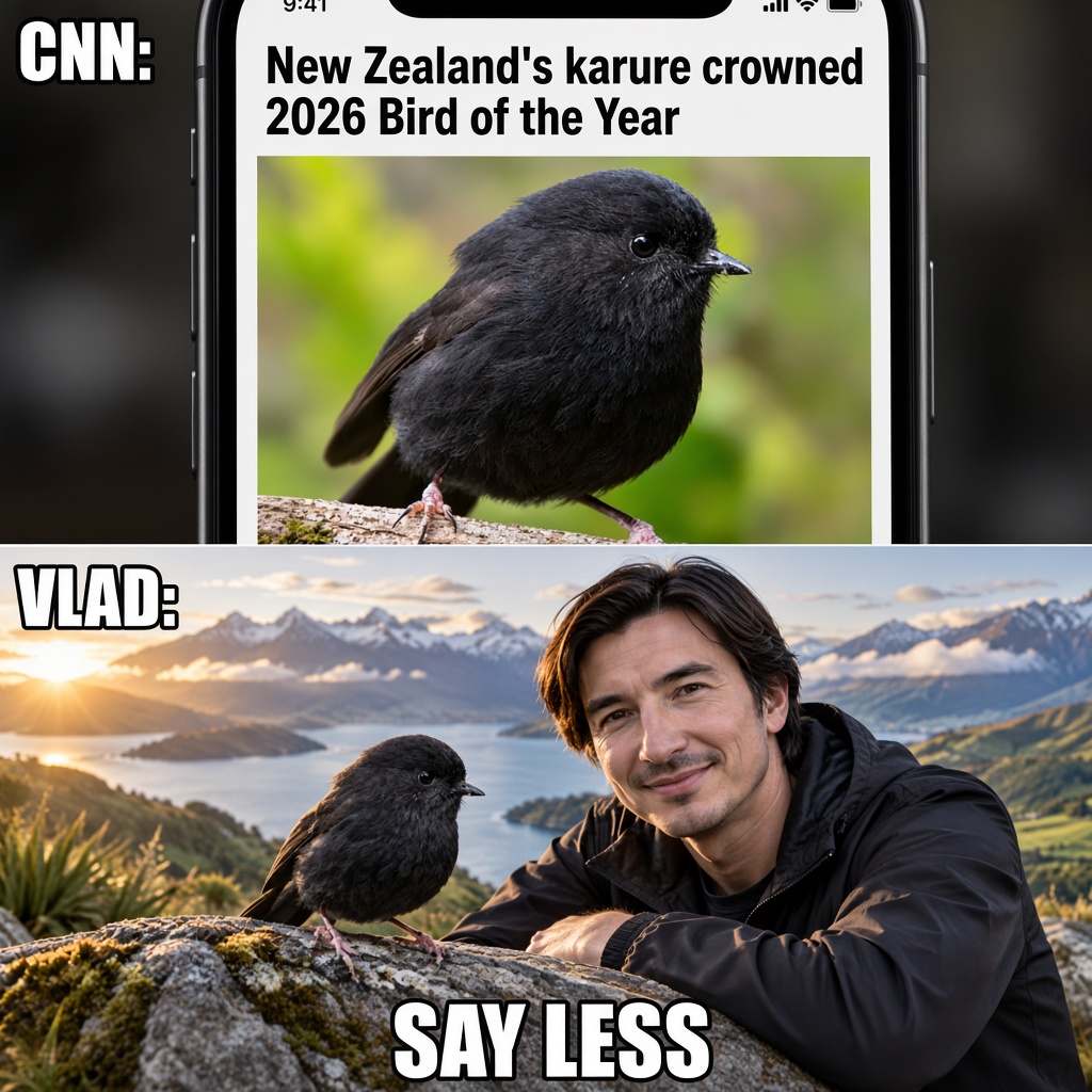CNN names karure Bird of the Year, Vlad says say less